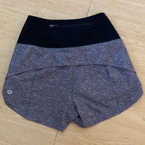 Discontinued lululemon HI-RISE speed up shorts